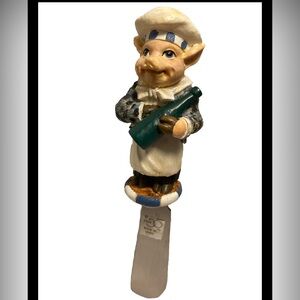 Vintage Dept Department 56 Pig Figurine Spreader Chef Jam Bon Bistro bar Waiter